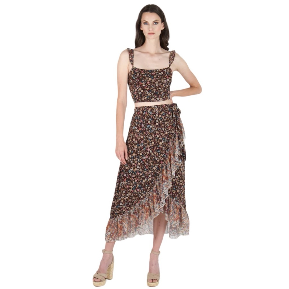 Secret Mission Super Natural Janice Poly Chiffon
Set - Ditsy Floral